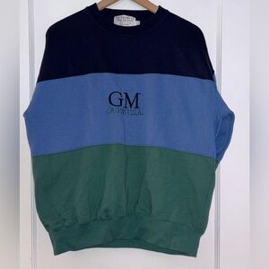 Vintage Guess Men's Colorblock Crewneck Sweatshirt